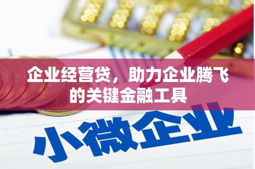 得荣企业经营贷，助力企业腾飞的关键金融工具