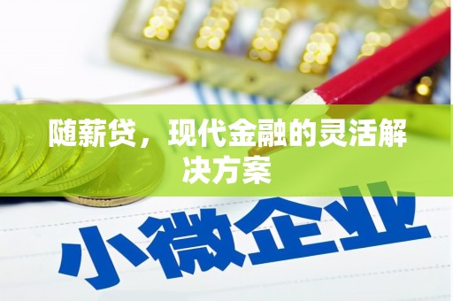 福海随薪贷，现代金融的灵活解决方案