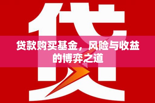 龙岗贷款购买基金，风险与收益的博弈之道
