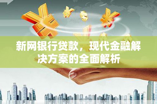 民丰新网银行贷款，现代金融解决方案的全面解析