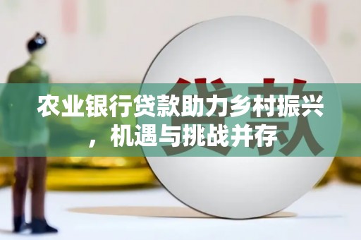 江口农业银行贷款助力乡村振兴，机遇与挑战并存