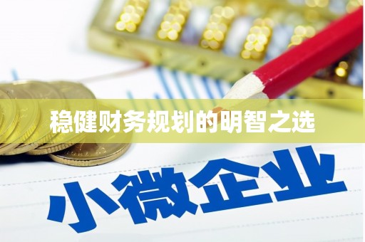 蔡甸稳健财务规划的明智之选